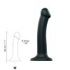 strap-on-me_-_semi-realistische_dual_density_buigzame_dildo_zwart_m